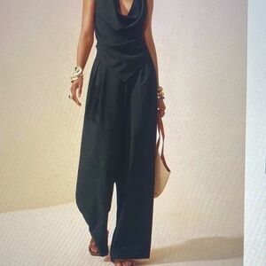 Elegant Black Two Piece Set